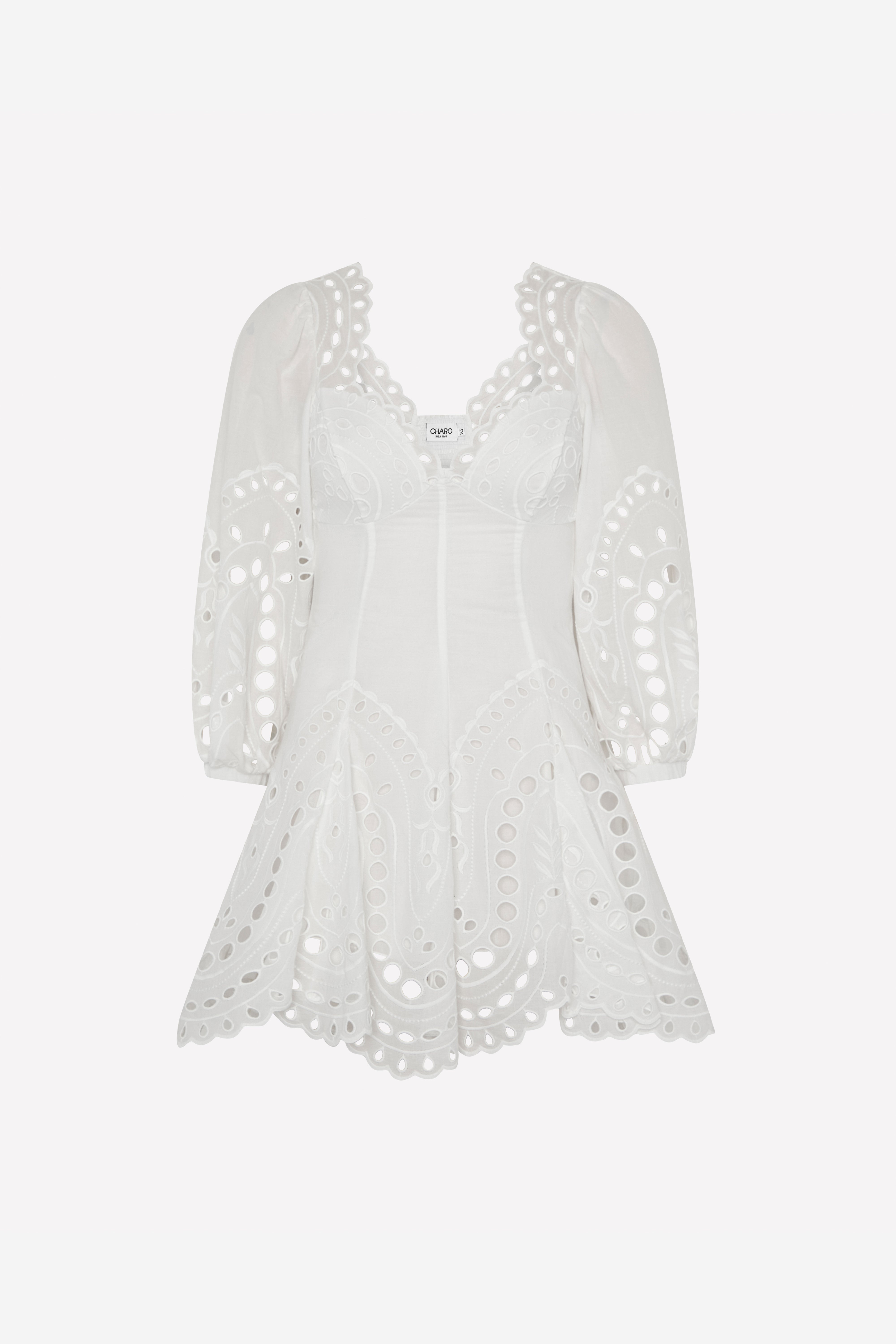 bellitude scallop short dress Zimmermann Bellitude Scalloped Shorts
