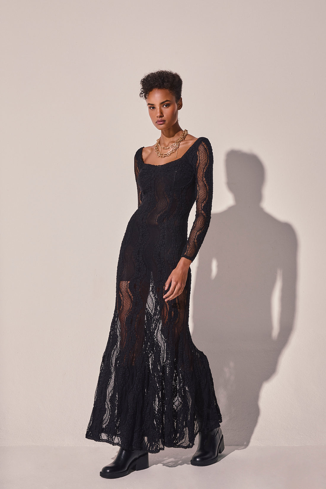 Vestido largo Coralline