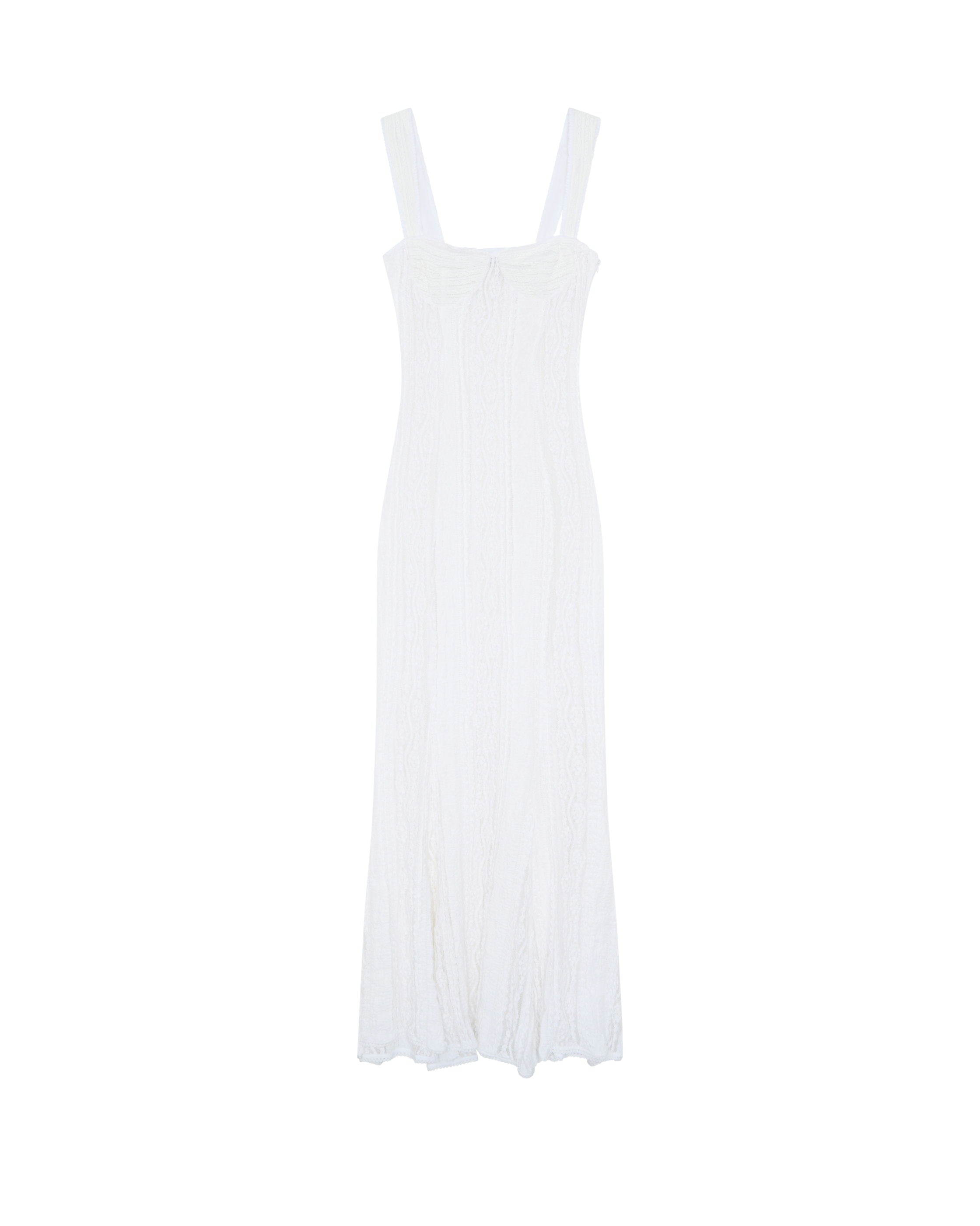gaia maxi dress in ivory silk chiffon Gaia Beaded Maxi Dress for Women, Ivory, AU6/US2