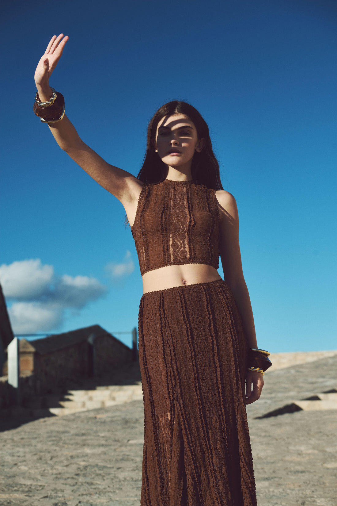 Falda midi Erika