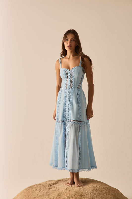 Vestido largo Dafelle