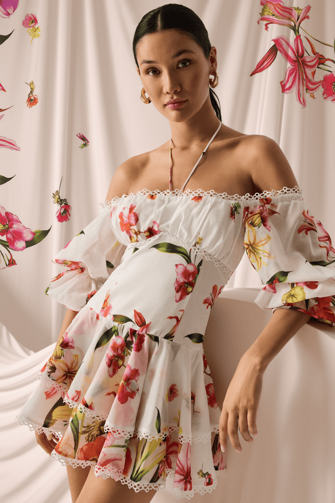 Vestido corto Azurea