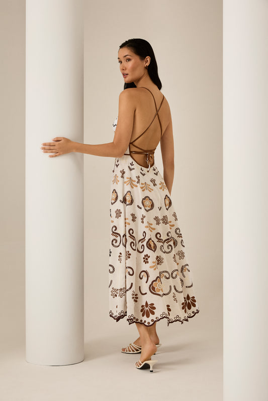 Vestido largo Gardea