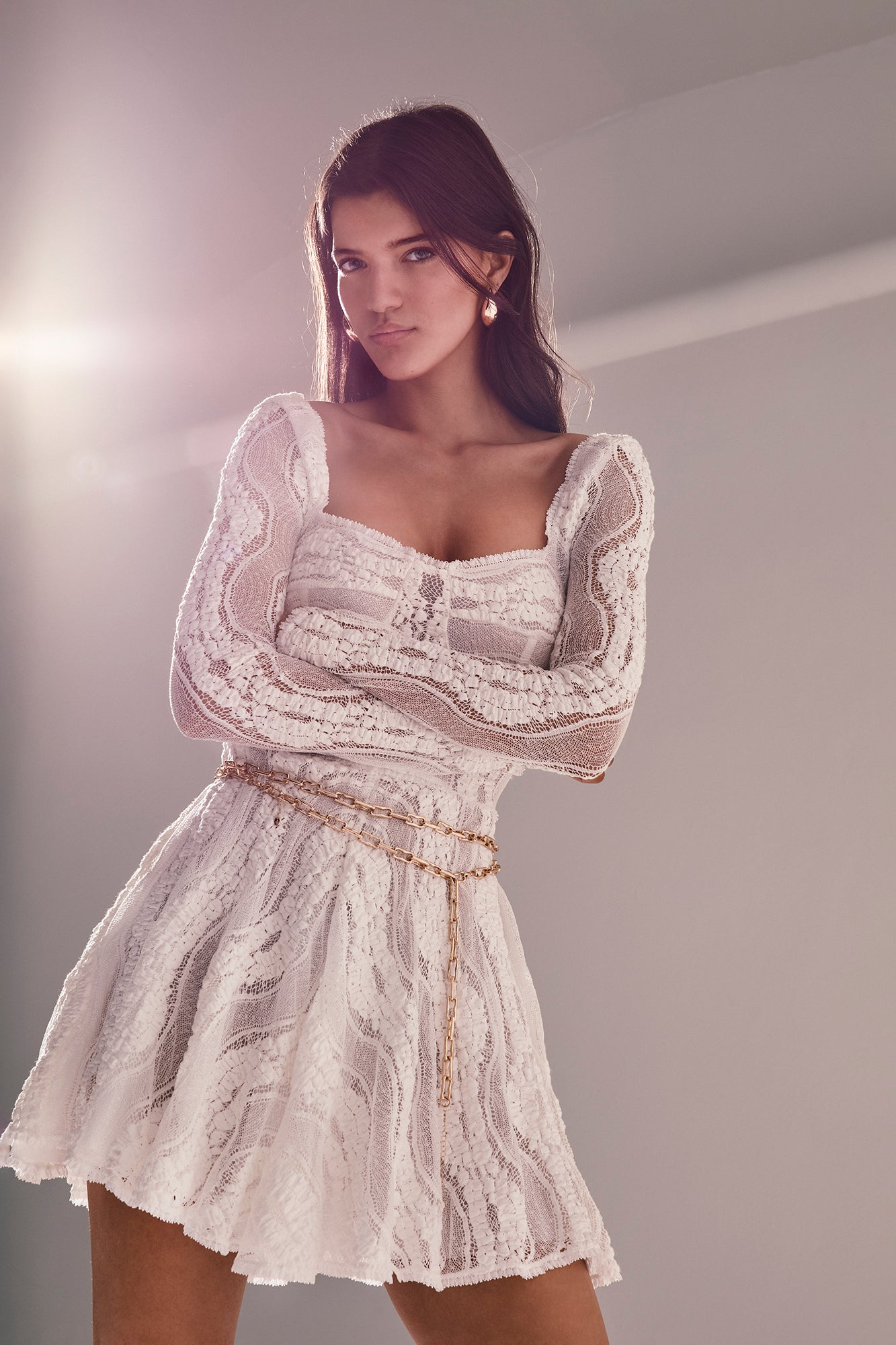 Vestido corto Swirl