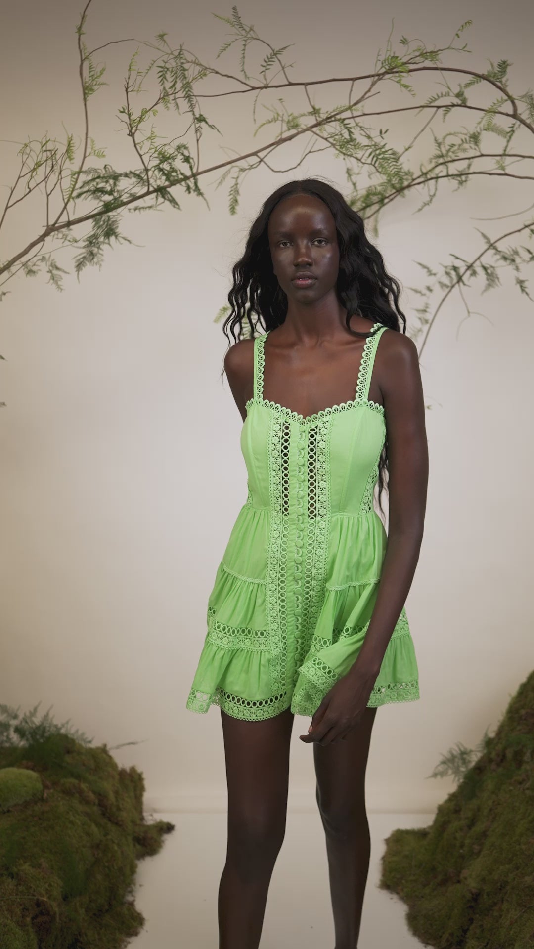 CHARLOTTE ARCHAIC DRESS グリーン Charlotte Emerald Green Tencel Wrap Dress Cottagecore – Aulieude